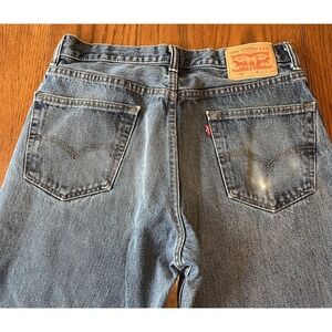 Levis 550 Jeans‎ Mens 34x34 Blue Dark Wash Cotton Denim Workwear, 2013, A2